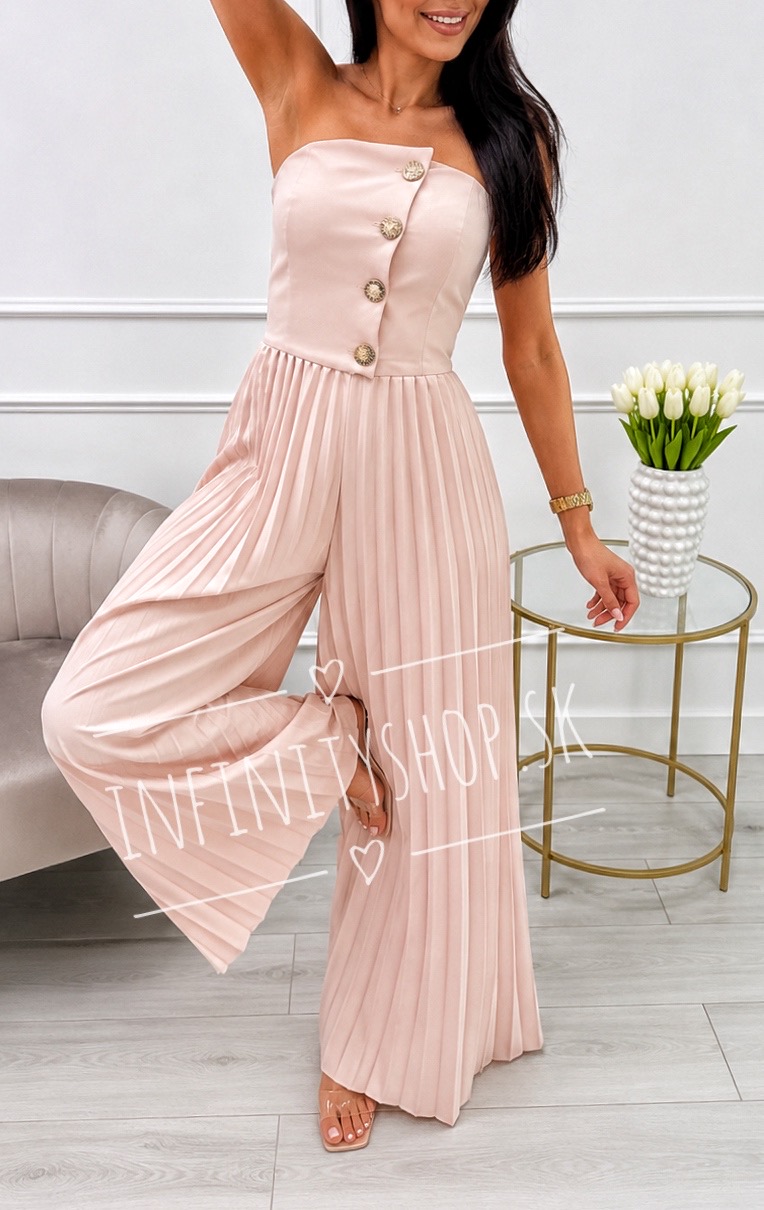 Elegantný plisovaný overal 2650