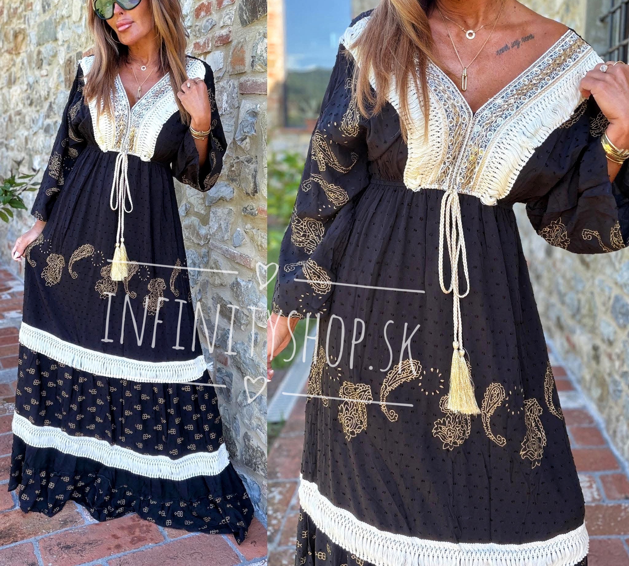 Boho maxišaty 370