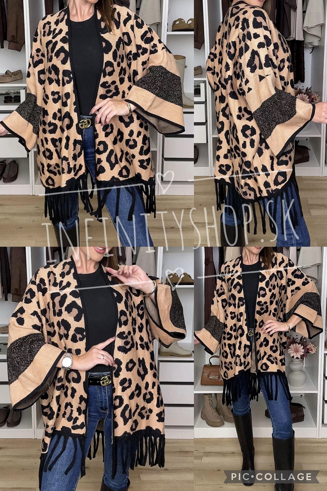 Kardigan so strapcami 4992
