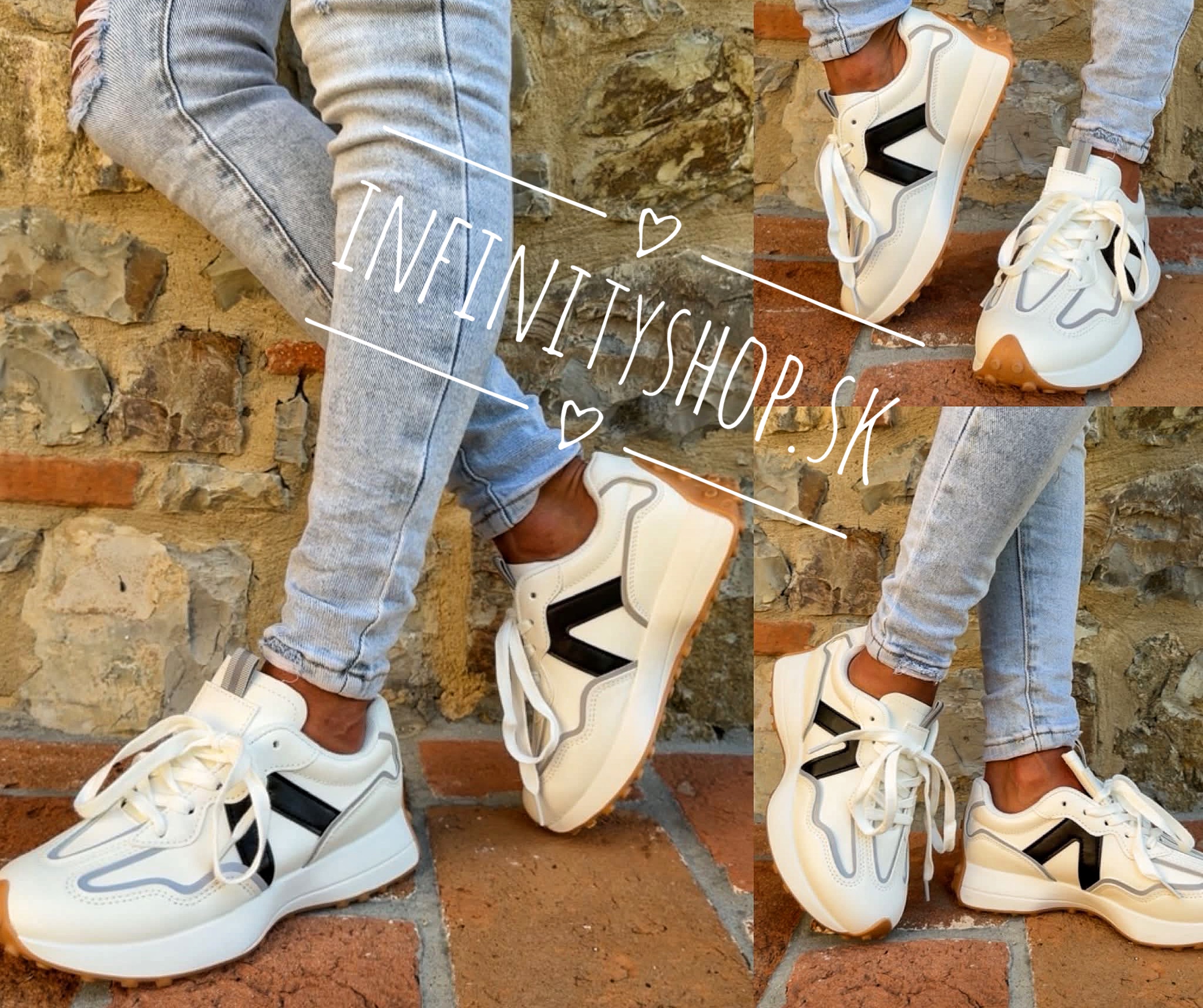 Tenisky-sneakers s gumovou podrážkou 5489