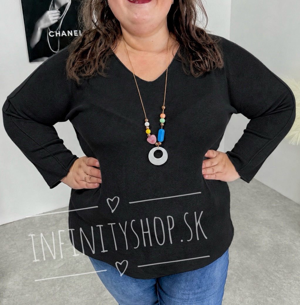 Svetrík plus size 6922