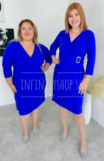 Elegantné šaty s ozdobou 4838